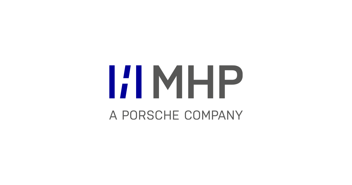 MHP - A Porsche Company Logo